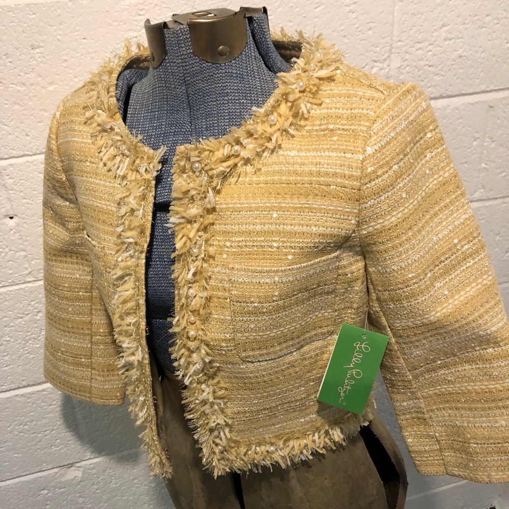 Size 2 Lilly Pulitzer crop Blazer